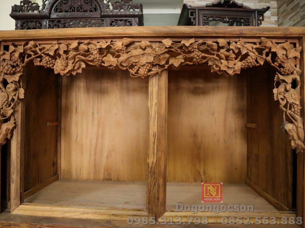 Tủ chè - hồng trĩ gỗ gụ ta cực đẹp – Đồ gỗ Minh Hiệp