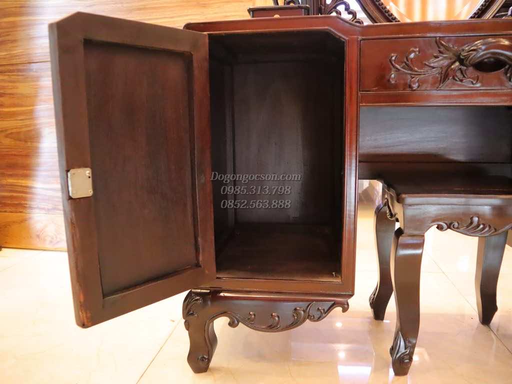 Chi tiết mặt trong của tủ