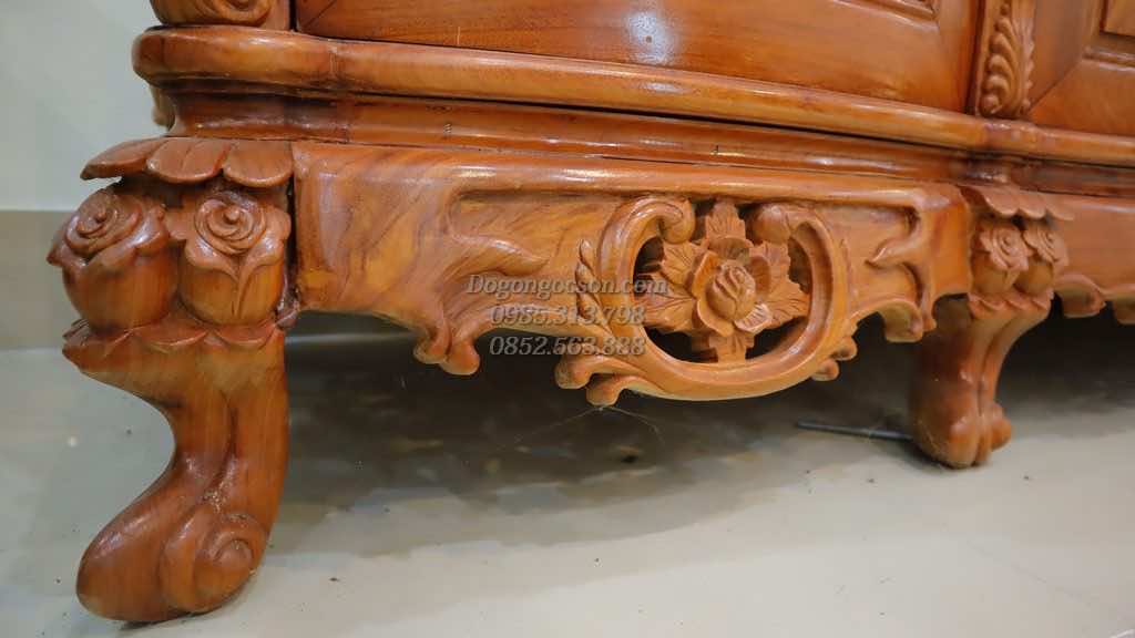 Chi tiết bệ dưới và chân TQA001