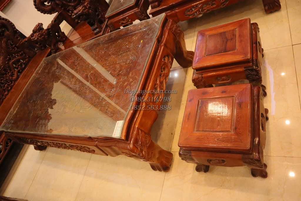 Bộ bàn ghế đỉnh rồng NC002