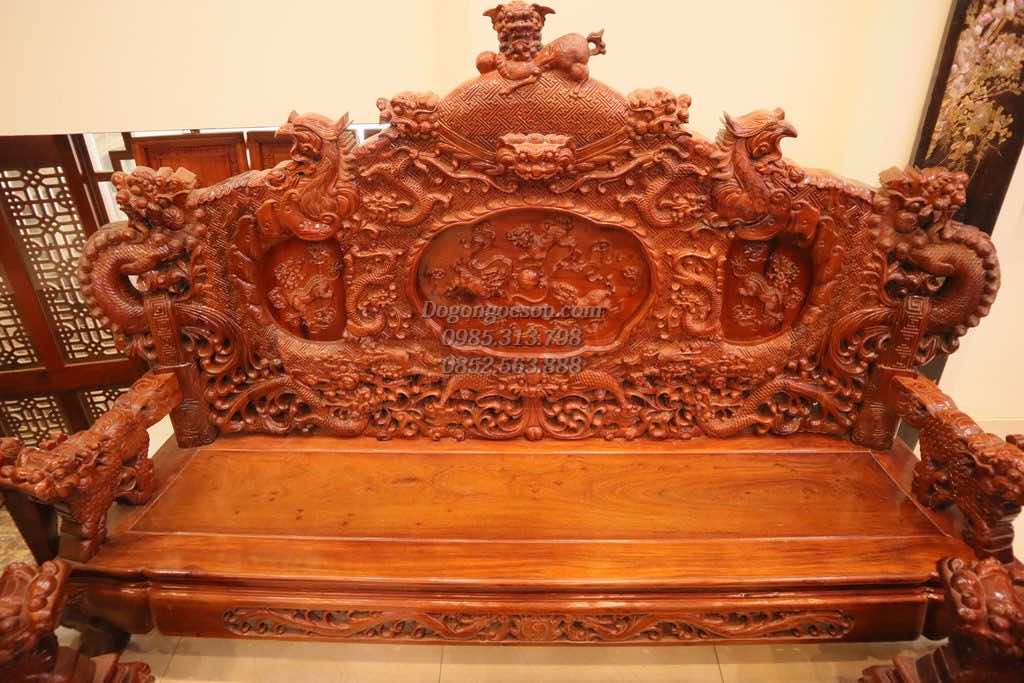 Bộ bàn ghế đỉnh rồng NC002