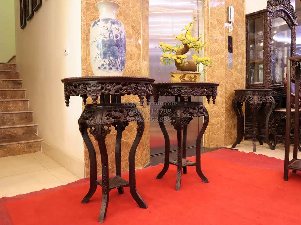 Đôn gỗ đẹp đôn váy gỗ gụ DON006