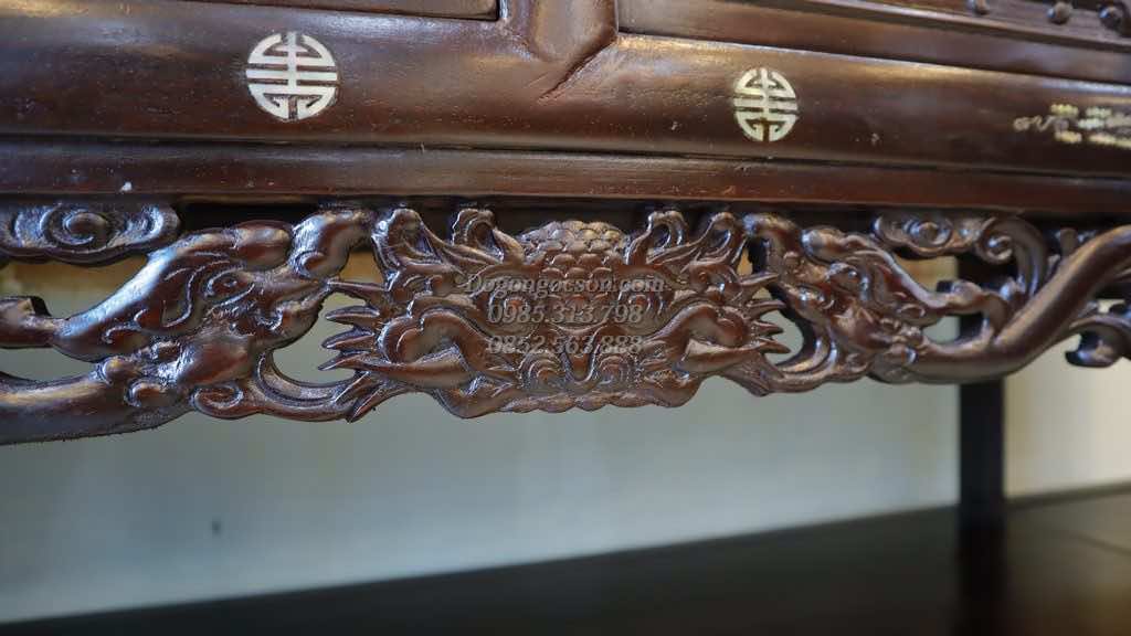 Các chi tiết trên KTV001
