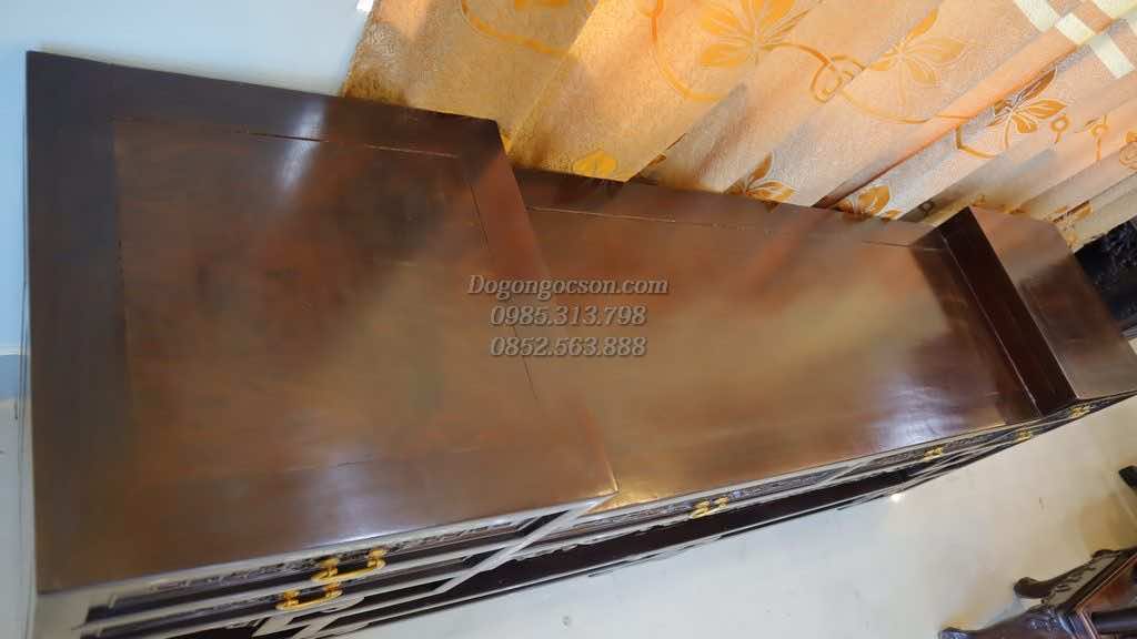 Kệ tivi gỗ gụ KTV001