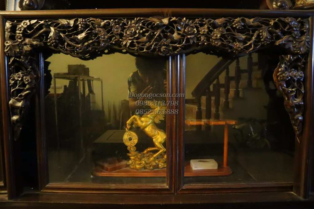 Tủ chè mai điểu sen vịt