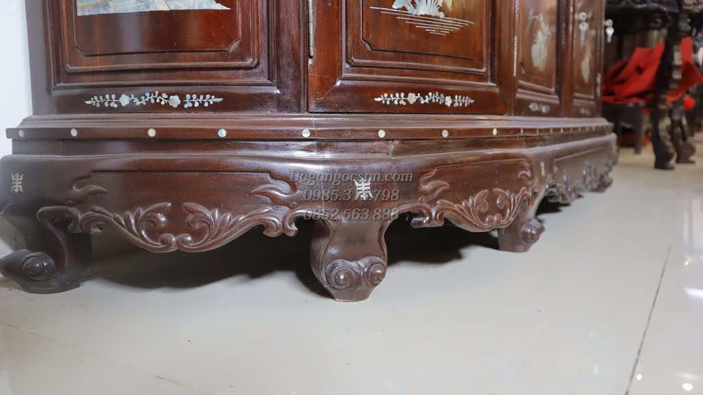 Chân của tủ rượu đẹp TRG005