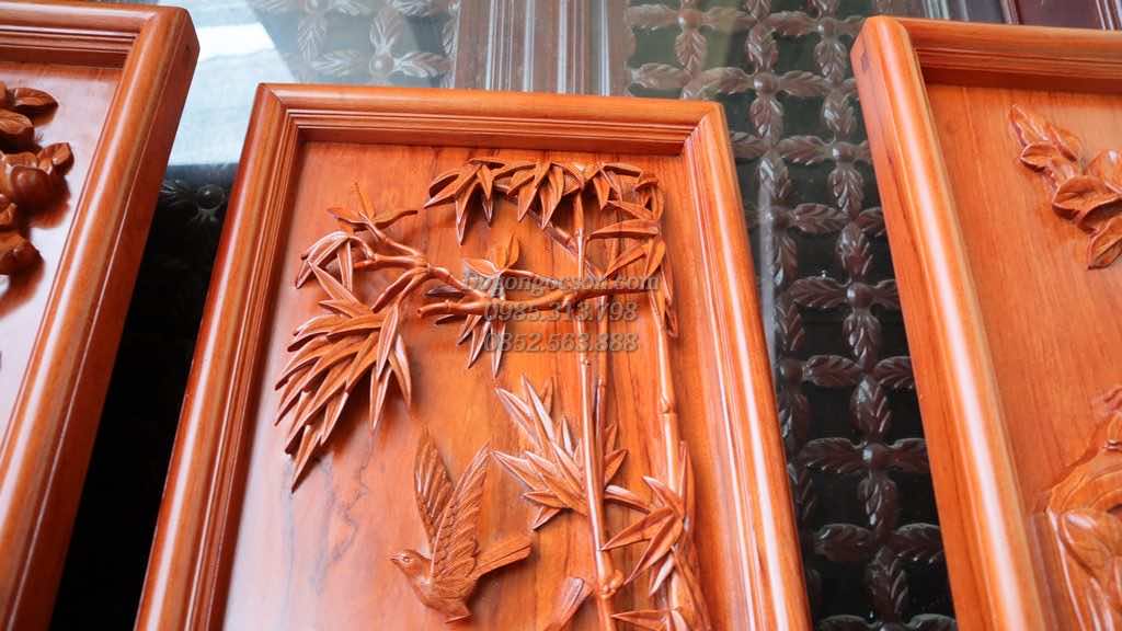 Phù dung cúc trúc mai gỗ hương