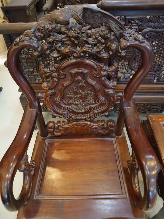 Bàn ghế gỗ thái phượng