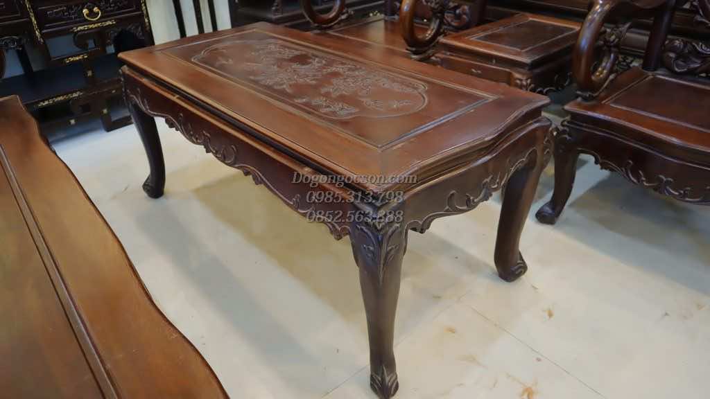 Bàn ghế gỗ thái phượng
