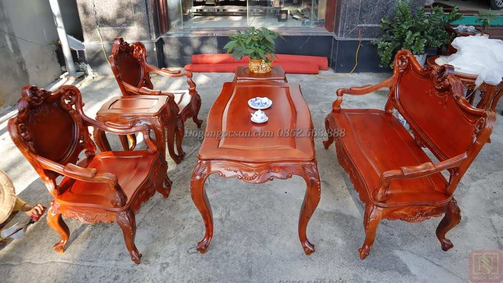 Bàn ghế hoàng gia lou007