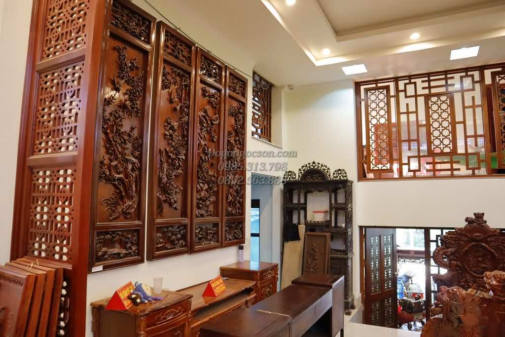 Tranh tứ quý siêu to khổng lồ