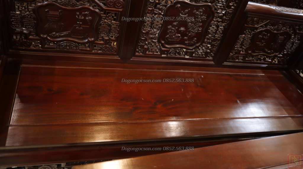 Mẫu trường kỷ đẹp - trường kỷ cổ đồ vai lật gỗ gụ